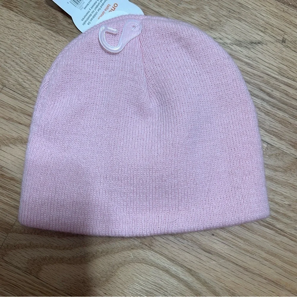 Wonder Nation Pink Knit Winter Hat Beenie Cap NEW Kids Toddler